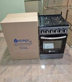 Nunix Silver 50*55 All Gas Auto Ignition Oven Cooker
