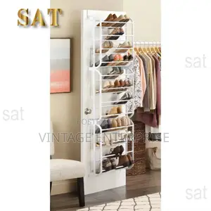 *36pairs Behind the Door Shoe Rack*