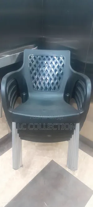 Complast Chairs With Metal Tubing Legs
