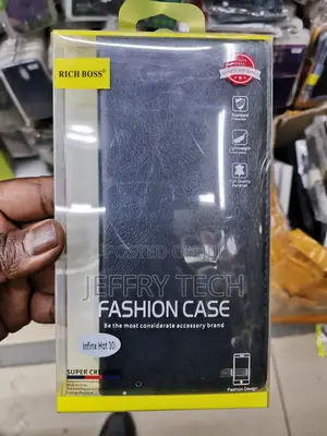Universal Richboss Flip Case for Infinix Hot 30i ,Black