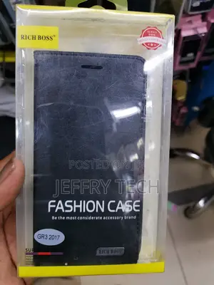Universal Richboss Flip Cover - For Huawei Gr3 2017,Black