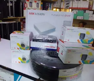 2024 Quality 4 Hikvision 1080P Colorvu CCTV Cameras Kit +1
