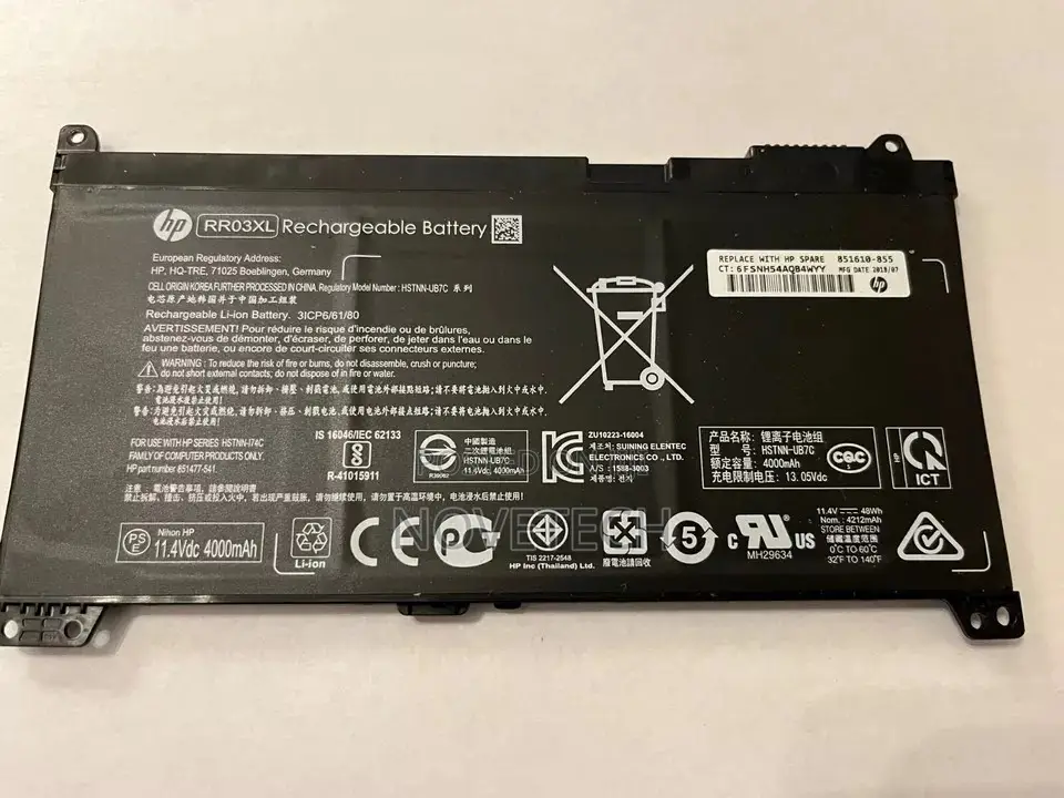 RR03XL NEW Battery HP Probook 430 440 450 470 G4