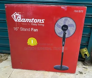 Ramtons 16inch Round Base Heavy Gauge Standing Fan