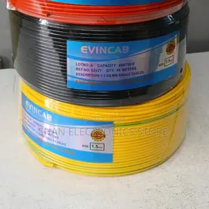 Affordable; 1.5mm Single Core Electric Wire, 90 M, 1.5mm