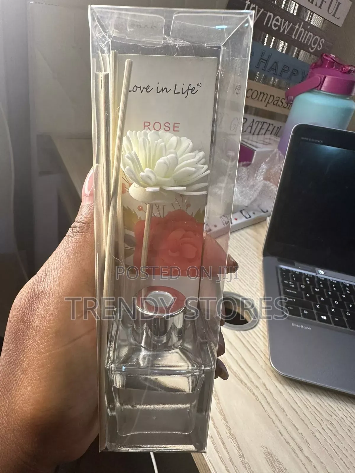 Rose Reed Diffuser With 50ML Essential Oil