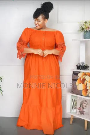 Orange Maxi Dress