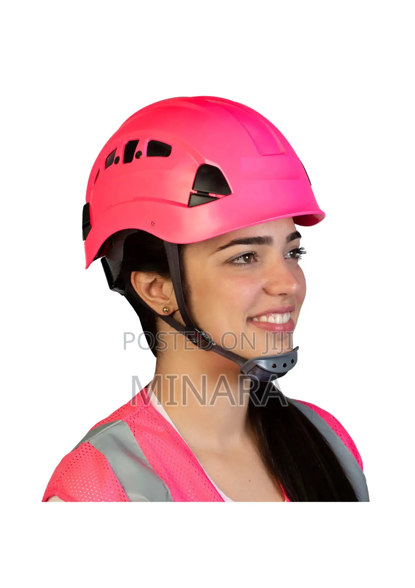 Safety Helmet for Height Work, Pink Hard Hat