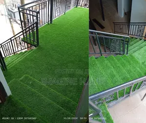 Classy Artificial Green Grass Carpet Floor Decor
