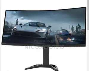Lenovo G34w-30 34" Uwqhd Curved Gaming Monitor, 3440x1440,>>