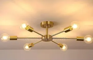 Modern Gold Sputnik Chandelier Lights Xe6