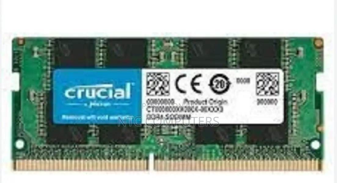 Crucial Laptop Ram Ddr4 16gb 3200