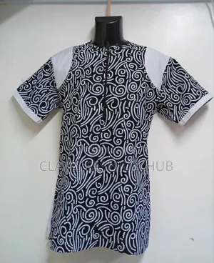 Executive Black and White Men Shirt