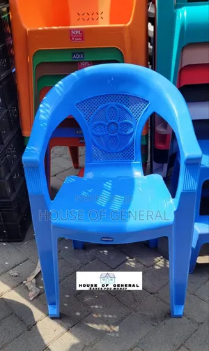 Plastic Chair, Kenpoly 2028 Plastic Chair Blue