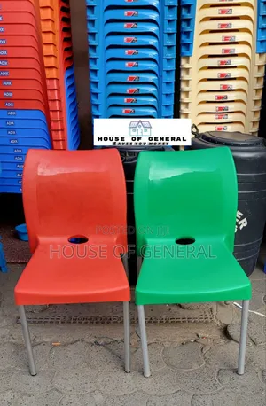 Plastic Chair Mix Colours Armless Plastic Chair