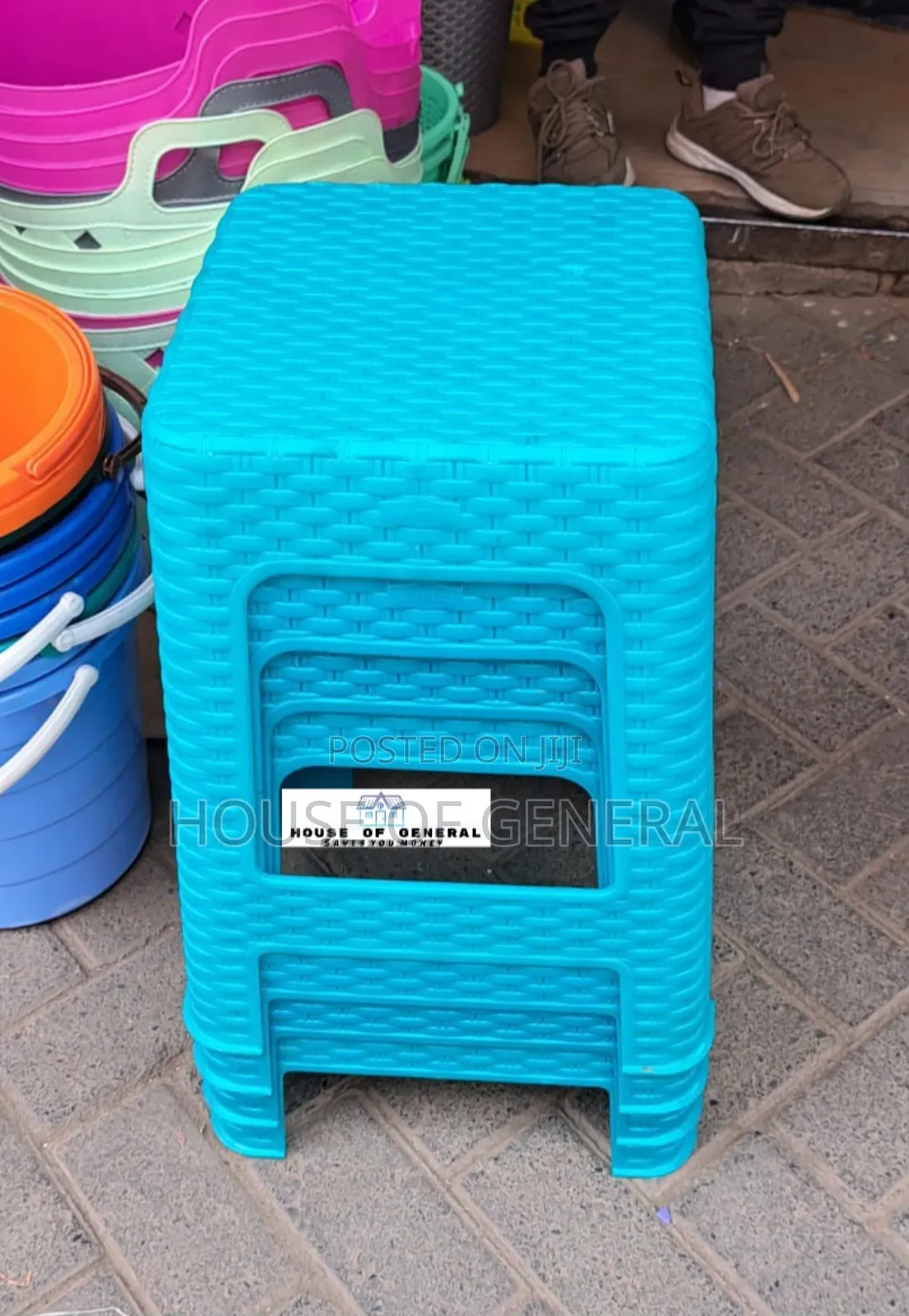Bamboo Plastic Stool Heavy Duty Plastic Product