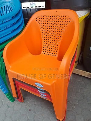 Orange Plastic Chair Strong and Comfortable Plastic Chair