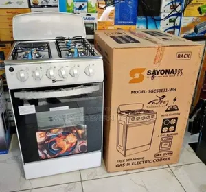 Sayona 3gas+1hot Plate 50*55 Gas Cooker With Gas Oven