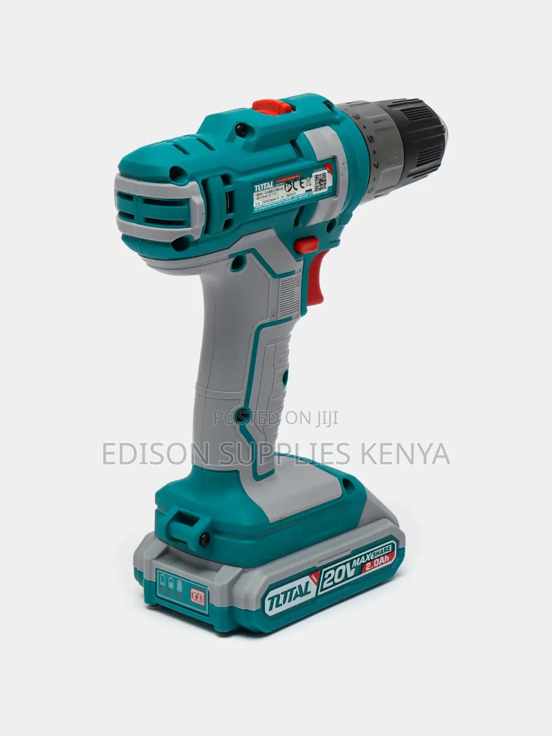 Total Cordless Drill 20V 45N.M Battery Impact Hammer Drill
