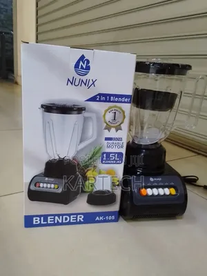 Nunix Electric Blender 2 in 1 - AK105 (350W)