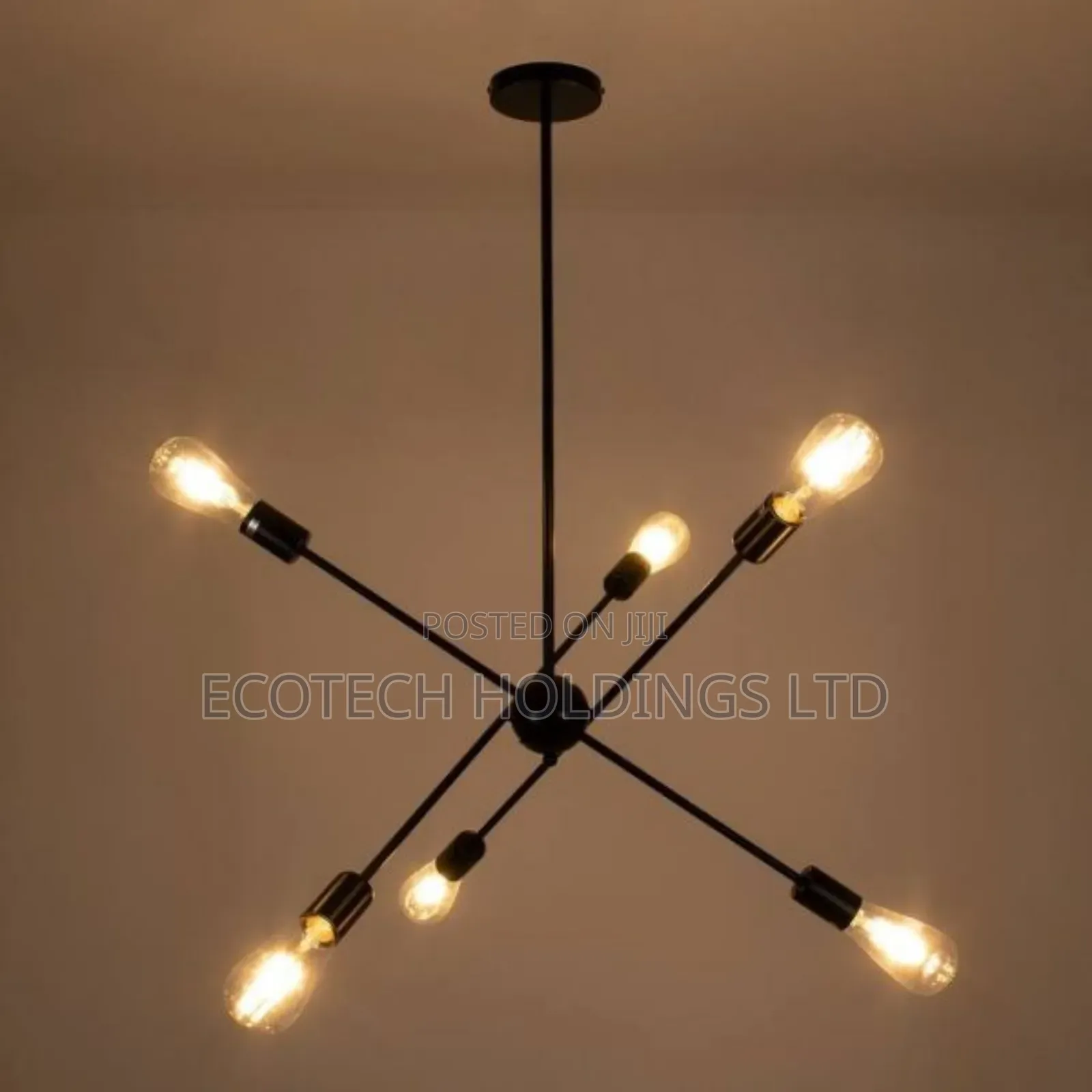 Black Sputnik Chandelier Lights Zk9