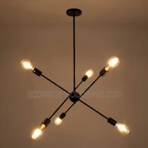 Black Sputnik Chandelier Lights Zk9
