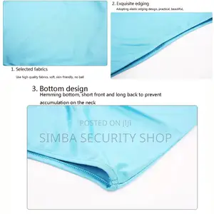 Light Blue Pale Balaclava Ski Mask Full Face Cover Hat Silk