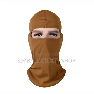 Brown Balaclava Full Cover Face Mask Light Monkey Cap Hat