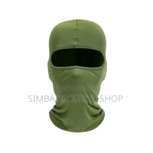 Green Face Mask Polyester Spandex Light Balaclava Ski Full