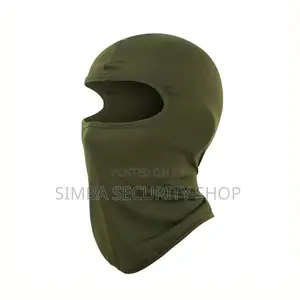 Green Face Mask Polyester Spandex Light Balaclava Ski Full
