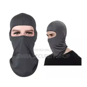 Dark Grey Light Balaclava Full Face Cover Mask Helmet Gray