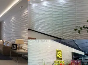 Geometic White PVC 3D Wall Panels