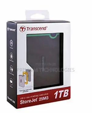 Transcend 1TB External Portable Hard Drive 3.1 GEN 1 25M3