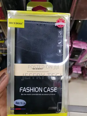 Universal Richboss Flip Huawei Mate 10 Lite Cover -Black