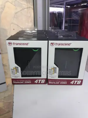 Transcend External HDD 4tb - Iron Grey - Ts4tsj25m3s