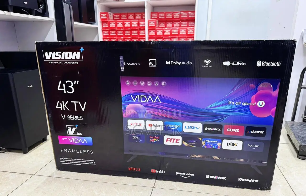 Vision Plus 43” Uhd Vida Smart Tv