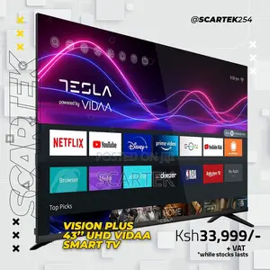 Vision Plus 43” Uhd Vida Smart Tv