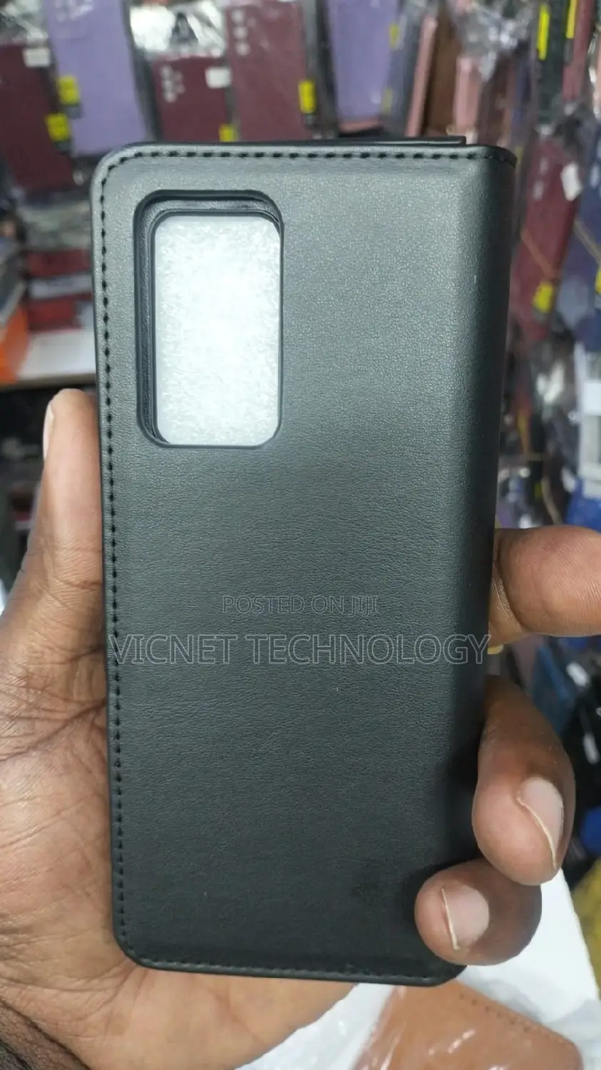 Samsung Z Fold 2 Leather Case Back Cover