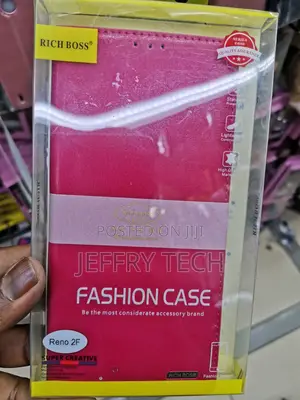 Univertsal Richboss Flip Cover for Oppo Reno 2F -Pink