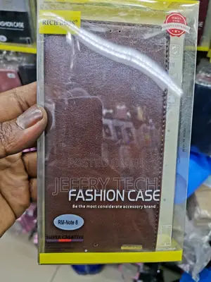 Universal Richboss Flip Case for Xiaomi Redmi Note 8 -Brown