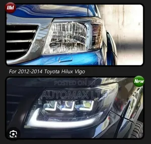 Toyota Hilux Vigo Champ (2012-15) Bugatti Style Headlights,