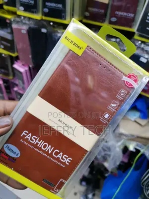 Universal Richboss Flip Case for Tecno Phantom 6-Brown