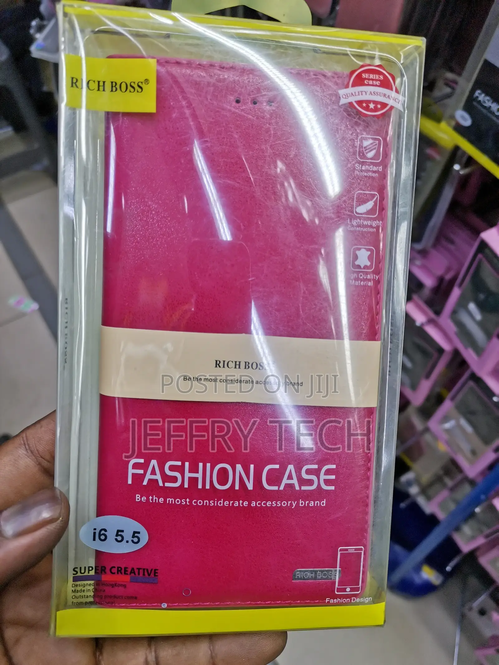 Universal Richboss Case for Apple iPhone 6 5.5-Pink