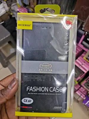 Universal Richboss Tecno Camon CX Air Wallet Case -Black