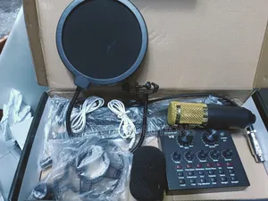 Vocal Professional Recording Microphone With Sound Card
