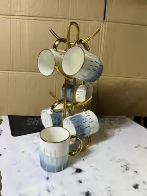 6 PCS Ceramic Mugs 330 Ml