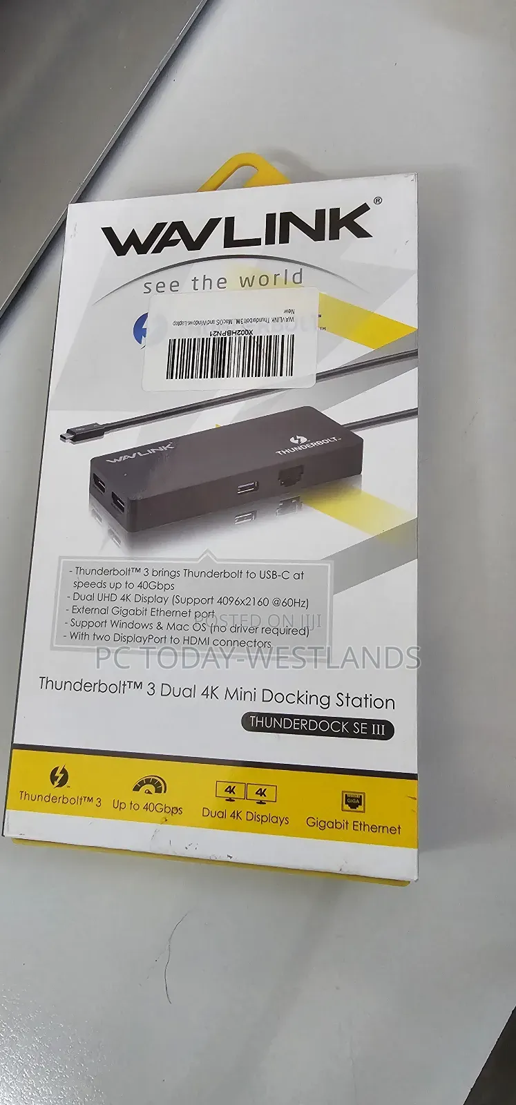 Thunderdock Thunderbolttm 3 Dual Mini Docking Station