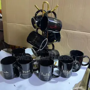 6 PCS Ceramic Mugs 32 Cl at 1200