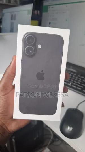 New Apple iPhone 16 256 GB Black