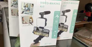 Vlogging Kit (Mic+Led Light+Tripod+Shutter)